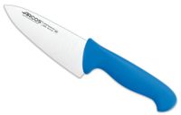 cuchillo cocinero de acero inoxidable nitrum de 150 mm mango azul