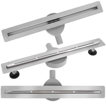 Drenaje Lineal Rea Filo 70 Brush Steel