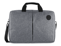 maletin para portatil - hama genua para pc de 156 poliester bolsillo frontal compartimento principal reforzado gris