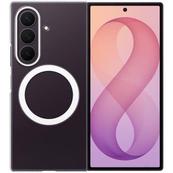 Funda para móvil Samsung Magnética Silicona Transparente para Galaxy Z Fold8 Ultra