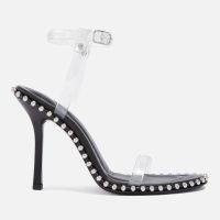 alexander wang womens nova 105 pvc heeled sandals - uk 3