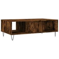 mesa de centromesa auxiliarmesa de cafe madera de ingenieria roble ahumado 104x60x35 cm