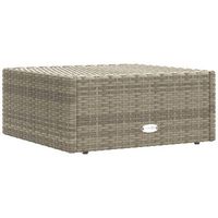 conjunto de sala para patio con cojines mimbre de poliester gris
