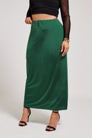 yours london falda larga verde pino mujer curvy y tallas grandes yours london