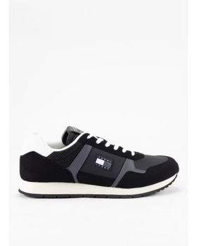 de TOMMY HILFIGER ZAPATILLAS TOMMY HILFIGER TJM RUNNER NEGRAS NEGRO
