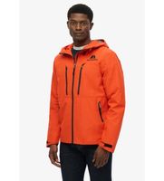 superdry para hombre m5012249a chaqueta waterproof naranja l casual poliester