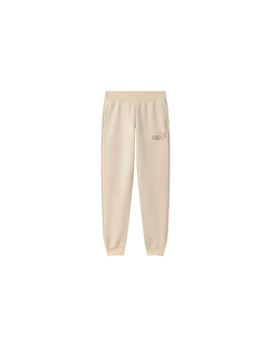 Pantalón Puma Ess+ Rhinestone Logo,Alpine Snow, Niña