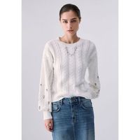 liu jo jersey punto con bordados joya para mujer