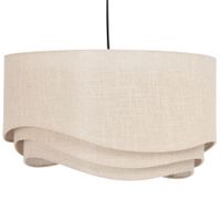 lampara de techo de poliester crema o50 cm