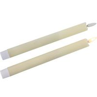 set 6 velas crema