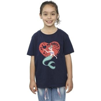 Disney Camiseta The Little Mermaid Daddy para niña
