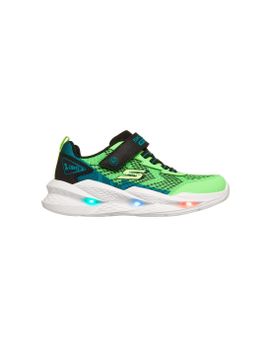 Zapatillas Skechers Meteor-Lights 2.0 Niño Lima/Negro