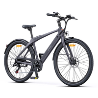 bicicleta electrica engwe n1 air de carbono con bateria de 36 v y 10 ahgris