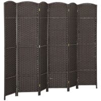 biombo 240x16x170 cm marron