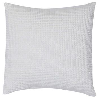Almohada Vivaraise Maia De Algodón - 45 X 45 Cm, Color Tiza