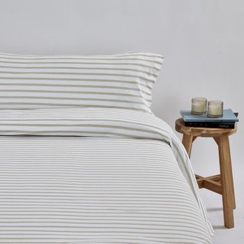 Funda Nórdica Punto Algodón Pals  Beige Cama De 150cm
