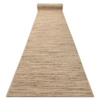 alfombra de pasillo sisal sion 5302 mezcla tejido plano beige 100 cm 100x810 cm