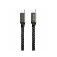 urban factory basee cable usb 2 m usb c 10 gbits 100 w gris