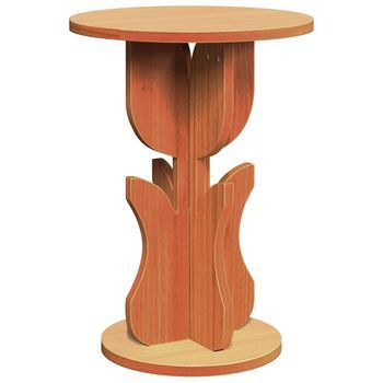 Mesa Lateral Marrón Cera 39.5 X 39.5 X 53.5 Cm
