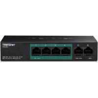 trendnet tpe-s50 switch no administrado l2 5 puertos fast ethernet 4 puertos poe