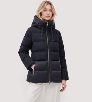 DUNO para mujer. KEIKO Parka Keiko marino (42), Casual, Lana