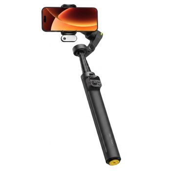AOCHUAN Smart V3 Estabilizador de Gimbal de 3 Ejes 360° Seguimiento facial IA Antivibración Poste extensible de 1,8 m Tr