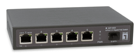 switch poe level one gep-0625 6p 25gbe 4p poe 65w 1p sfp10g