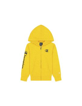 Chaqueta Champion Full Zip Logo Boy Yellow