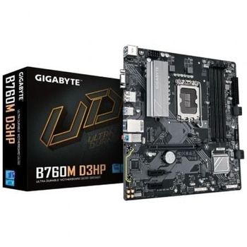 Placa Base Gigabyte B760M D3HP Intel B760 LGA1700 Micro ATX Dual M.2 DDR5 RAID