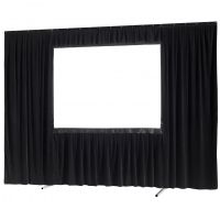 celexon set de cortinas 4 piezas para pantalla mobile expert 203x152cm