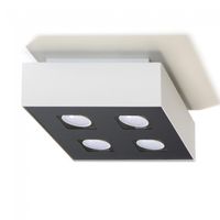 plafon de techo mono ii 4 luces
