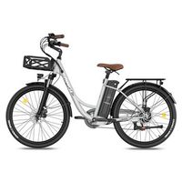 bicicleta electrica fafrees f26 lasting - motor 250w bateria 36v25ah 26x195 pulgadas ruedas frenos disco mecanicos - gris
