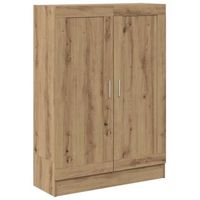 armario de madera de ingenieria roble artisan 825x305x115 cm vidaxl