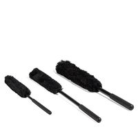 woolly trio wheel brushes x3