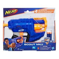 nerf elite scout mkii - lanza dardos - 8 anos