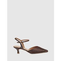 angel alarcon zapatos de tacon sandalia 26021 marron para mujer