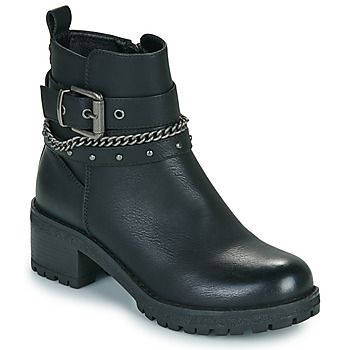 Refresh Botines 172918-BLACK para mujer
