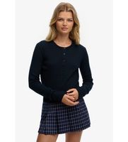 superdry para mujer w6110714a cardigan essential marino l casual algodon