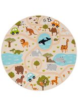 alfombra infantil bini multicolor 160 cm redondo