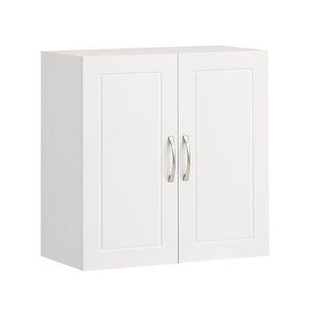 Armario suspendido con 2 puertas mdf blanco