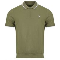 polo ralph lauren polo polo stretch con cuello de cremallera para hombre