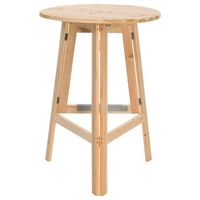mesa de bar plegable de madera de abeto 78 cm vidaxl