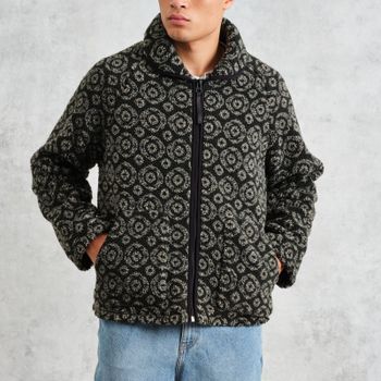 Wax London Tate Jacquard Fleece Jacket - XL