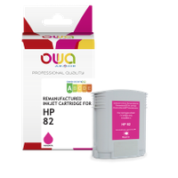 cartucho de tinta para trazador remanufacturado owa - estandar - magenta - para hp 82