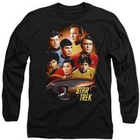 star trek camiseta manga larga heart of the enterprise para mujer