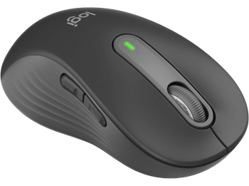 Ratón inalámbrico - Logitech Signature M650, Para manos grandes/zurdos, Bluetooth, Accesos directos, Personalizable, USB, Negro