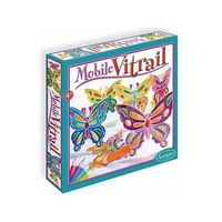 kit creativo movil de vidrieras de mariposa