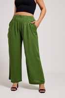yours london pantalon sastre verde mujer curvy y tallas grandes yours london