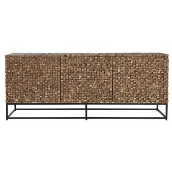 Buffet Teca Reciclada 200x45x82 2 Puert 2 Caj