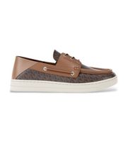 michael kors para hombre 42r6adfs1b nauticos aiden marron 45 plano cordones casual